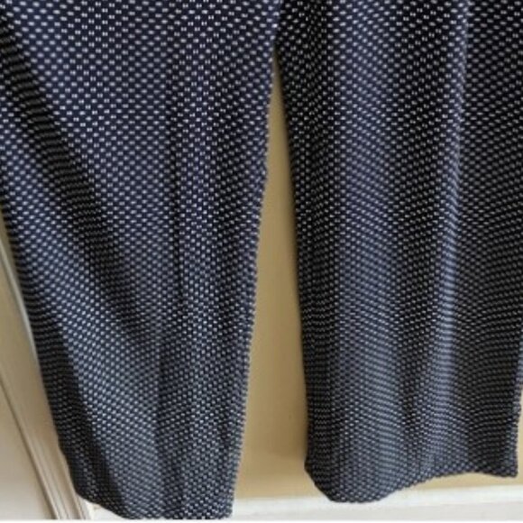 Long Tall Sally Sleeveless Jumpsuit Women's Size Tall 6 (US) Navy & White Dots - Picture 6 of 11